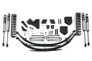 BDS347FS | BDS Suspension 4 Inch Lift Kit For Ford F-250 / F-350 Super Duty 4WD Diesel | Rear Leaf Springs | Fox 2.0 Performance Series Shocks