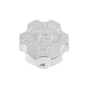 Pacific Performance Engineering - 114003017 | PPE Performance Billet Aluminum Engine Oil Filler Cap For GM 6.6L/3.0L GM Duramax | Raw Finish - Image 1