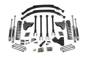 BDS358H | BDS Suspension 6 Inch Lift Kit With 4-Link For Ford F-250 / F-350 Super Duty 4WD Diesel | Rear Leaf Springs | NX2 Nitro Series Shocks