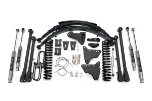 BDS531H | BDS Suspension 8 Inch Lift Kit With 4-Link For Ford F-250 / F-350 Super Duty 4WD Gas | NX2 Nitro Series Shocks