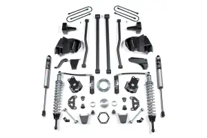 BDS641F | BDS Suspension 8 Inch Lift Kit With Long Arm & Fox 2.5 Coilover Conversion For Ram 2500 / 3500 4WD Diesel | Rear Lift Block Kit