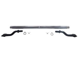 KIT127 | Apex Chassis Extreme Duty Tie Rod Assembly For Jeep Wrangler JL / Gladiator JT  2.5 Ton 2018+ | Fits Dana 30 Axle | Polished Aluminum