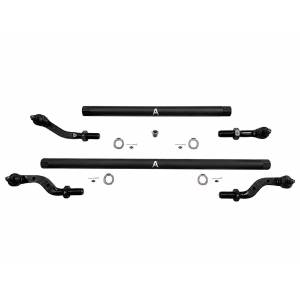 KIT135 | Apex Chassis Steering Kit 2.5 ton Flip Kit 3.5" Or More For Jeep Wrangler JK | 2007-2018 | Black Aluminum