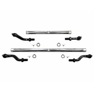 KIT140 | Apex Chassis Steering Kit 2.5 ton No Flip 3" Or Less For Jeep Wrangler JK | 2007-2018 | Polished Aluminum