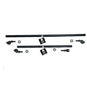 KIT150 | Apex Chassis Steering Kit 1 ton No Flip 3" Or Less For Jeep Wrangler JK | 2007-2018 | Black Aluminum