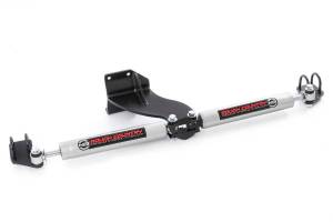 8749430 | Rough Country N3 Steering Stabilizer Dual, 2.5-8 Inch Lifted For Ram 2500/3500