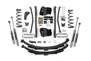 BDS689H | BDS Suspension 6 Inch Lift Kit With Long Arm For Ram 2500 / 3500 4WD Gas | Rear Leaf Springs | Rear 4 Inch Axle | NX2 Nitro Series Shocks
