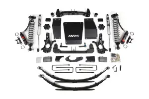 BDS715PSS | BDS Suspension 4 Inch Lift Kit With Fox 2.5 Performance Elite Coilover For Chevrolet Silverado / GMC Sierra 1500 4WD | Rear Leaf Springs | Cast Steel Factory Control Arm | Fox 2.0 Performance Series Shocks