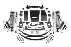 BDS718PSS | BDS Suspension 6 Inch Lift Kit With Fox 2.5 Performance Elite Coilover For Chevrolet Silverado / GMC Sierra 1500 4WD | Rear Leaf Springs | Aluminum / Stamped Steel Factory Control Arm | Fox 2.0 Performance Series Shocks
