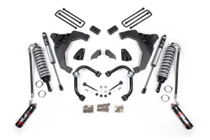 BDS724PSS | BDS Suspension 3 Inch Lift Kit With Fox Coilover Conversion For Chevrolet Silverado / GMC Sierra 2500HD / 3500HD 4WD Diesel | Rear Lift Block Kit Without Factory Overload | Fox 2.0 Performance Series Shocks