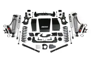 BDS731PSS | BDS Suspension 6 Inch Lift Kit With Fox 2.5 Performance Elite Coilover For Chevrolet Suburban, Tahoe / GMC Yukon / XL 1500 4WD | Cast Steel Factory Control Arm