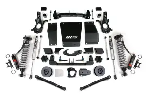 BDS734PSS | BDS Suspension 4 Inch Lift Kit With Fox 2.5 Performance Elite Coilover For Chevrolet Suburban, Tahoe / GMC Yukon / XL 1500 4WD | Aluminum / Stamped Steel Factory Control Arm
