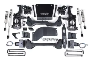 BDS753FPP | BDS Suspension 6.5 Inch Lift Kit For Chevrolet Silverado / GMC Sierra 2500HD / 3500HD 4WD | Rear Lift Without Factory Overload | Fox 2.5 HTO Performance Series Shocks
