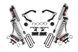 BDS757PES | BDS Suspension 3 Inch Lift Kit With Fox 2.5 Performance Elite Coilover For Chevrolet Silverado / GMC Sierra 1500 4WD | Cast Steel Factory Control Arm | Fox 2.5 Performance Elite Shocks