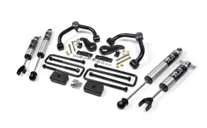 BDS760FPS | BDS Suspension 3 Inch Lift Kit For Chevrolet Silverado / GMC Sierra 2500HD / 3500HD | Rear Lift 2 Inch Block Kit Without Overload | Fox 2.5 Performance Series HTO Shocks