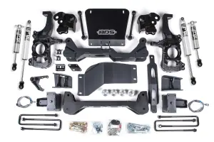 BDS766FPP | BDS Suspension 5 Inch Lift Kit For Chevrolet Silverado / GMC Sierra 2500HD / 3500HD 4WD | Rear Lift Without Factory Overload | Fox 2.5 Performance Series HTO Shocks