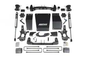 BDS903FS | BDS Suspension 4.5 Inch Lift Kit For Chevrolet Silverado / GMC Sierra 1500 4WD | Aluminum / Stamped Steel Factory Control Arm | Rear Lift 3 Inch Block Kit | Fox 2.0 Performance Series Shocks