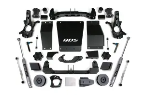 BDS909H | BDS Suspension 4.5 Inch Lift Kit For Chevrolet Avalanche / Suburban / Tahoe / GMC Yukon 1500 4WD | Aluminum / Stamped Steel Factory Control Arm | NX2 Nitro Series Shocks