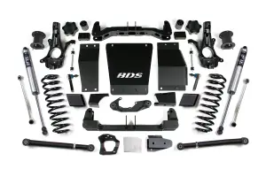 BDS911FS | BDS Suspension 6.5 Inch Lift Kit For Chevrolet Avalanche / Suburban / Tahoe / GMC Yukon 1500 4WD | Aluminum / Stamped Steel Factory Control Arm | Fox 2.0 Performance Series Shocks