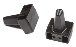 BDS069527 | BDS Suspension Steel Rear Lift Blocks With Wing | 5 Inch Lift | Universal Fitment