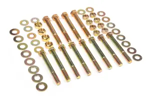 BDS124008 | BDS Suspension Eye Bolt Kit For Jeep Wrangler YJ | For Front & Rear Leaf Springs