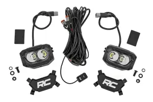 70117 | Rough Country 5 Inch Light Pods | White/Amber DRL / Spot / Pair