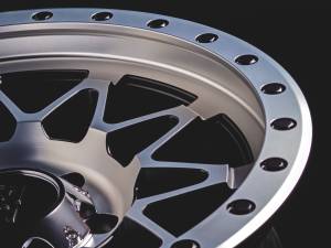 Rough Country - 78170912C | Rough Country 78 Series Wheel | Simulated Beadlock / Machined / 17x8.5 / 6x5.5 / 0mm - Image 6