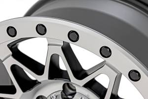Rough Country - 78170912C | Rough Country 78 Series Wheel | Simulated Beadlock / Machined / 17x8.5 / 6x5.5 / 0mm - Image 5