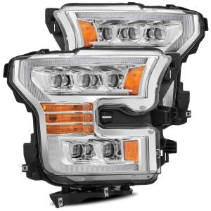 880151 | AlphaRex NOVA-Series LED Projector Headlights Chrome for Ford F150 (2015-2017) / F150 Raptor (2017-2020)