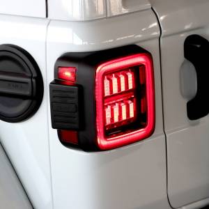 AlphaREX - 602030 | AlphaRex NOVA-Series Prismatic LED Tail Lights Clear for Jeep Wrangler JL - Image 3