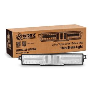 220060 | AlphaRex NOVA-Series Prismatic LED Fourth Brake Light Chrome for Toyota GR86/Subaru BRZ