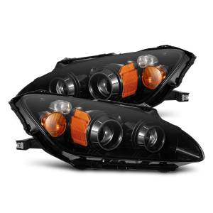 880270 | AlphaRex LUXX-Series LED Projector Headlights Alpha-Black for Honda S2000 (1999-2009)