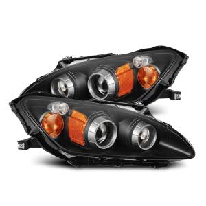 880271 | AlphaRex LUXX-Series LED Projector Headlights Black for Honda S2000 (1999-2009)