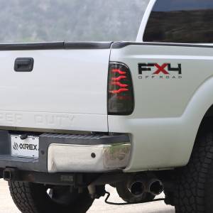 AlphaREX - 658003 | AlphaRex LUXX-Series LED Tail Lights Black-Red for Ford Super Duty (1999-2016) / F150 (1997-2013) - Image 2