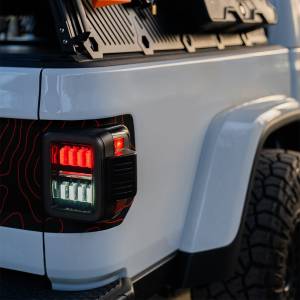AlphaREX - 602050 | AlphaRex NOVA-Series Prismatic LED Tail Lights Alpha-Black for Jeep Gladiator JT - Image 7