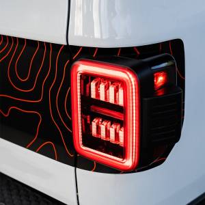 AlphaREX - 602050 | AlphaRex NOVA-Series Prismatic LED Tail Lights Alpha-Black for Jeep Gladiator JT - Image 8