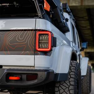 AlphaREX - 602050 | AlphaRex NOVA-Series Prismatic LED Tail Lights Alpha-Black for Jeep Gladiator JT - Image 4
