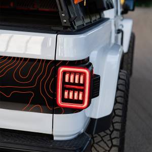 AlphaREX - 602050 | AlphaRex NOVA-Series Prismatic LED Tail Lights Alpha-Black for Jeep Gladiator JT - Image 6