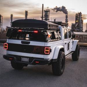 AlphaREX - 602070 | AlphaRex NOVA-Series Prismatic LED Tail Lights Black-Red for Jeep Gladiator JT - Image 3