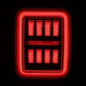 AlphaREX - 602070 | AlphaRex NOVA-Series Prismatic LED Tail Lights Black-Red for Jeep Gladiator JT - Image 8