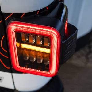 AlphaREX - 602070 | AlphaRex NOVA-Series Prismatic LED Tail Lights Black-Red for Jeep Gladiator JT - Image 4
