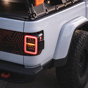 AlphaREX - 602060 | AlphaRex NOVA-Series Prismatic LED Tail Lights Chrome for Jeep Gladiator JT - Image 4