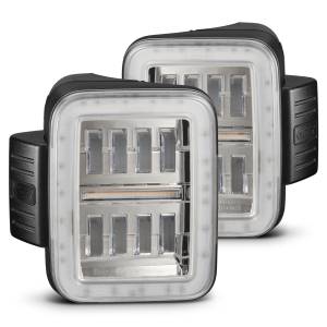 AlphaREX - 602060 | AlphaRex NOVA-Series Prismatic LED Tail Lights Chrome for Jeep Gladiator JT - Image 1