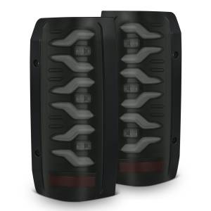 AlphaREX - 658005 | AlphaRex LUXX-Series LED Tail Lights Black for Ford F-Series/Bronco (1987-1996) - Image 1