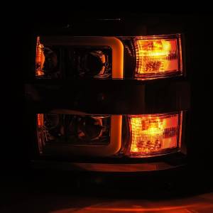 AlphaREX - 880099 | AlphaRex LUXX-Series LED Projector Headlights Chrome for Chevrolet Silverado 2500HD/3500HD (2015-2019) - Image 6