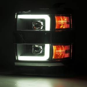 AlphaREX - 880099 | AlphaRex LUXX-Series LED Projector Headlights Chrome for Chevrolet Silverado 2500HD/3500HD (2015-2019) - Image 5