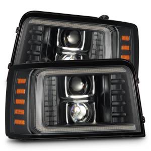880268 | AlphaRex LUXX-Series LED Projector Headlights Black for Ford F-Series/Bronco (1992-1996)
