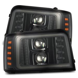 880267 | AlphaRex LUXX-Series LED Projector Headlights Alpha-Black for Ford F-Series/Bronco (1992-1996)