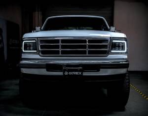 AlphaREX - 880299 | AlphaRex NOVA-Series LED Projector Headlights Black for Ford F-Series/Bronco (1992-1996) - Image 4