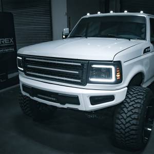 AlphaREX - 880265 | AlphaRex PRO-Series Halogen Projector Headlights Alpha-Black for Ford F-Series/Bronco (1992-1996) - Image 9
